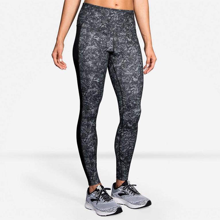 Brooks GREENLIGHT Running Leggings Womens Sale - Grey (IQL862794)